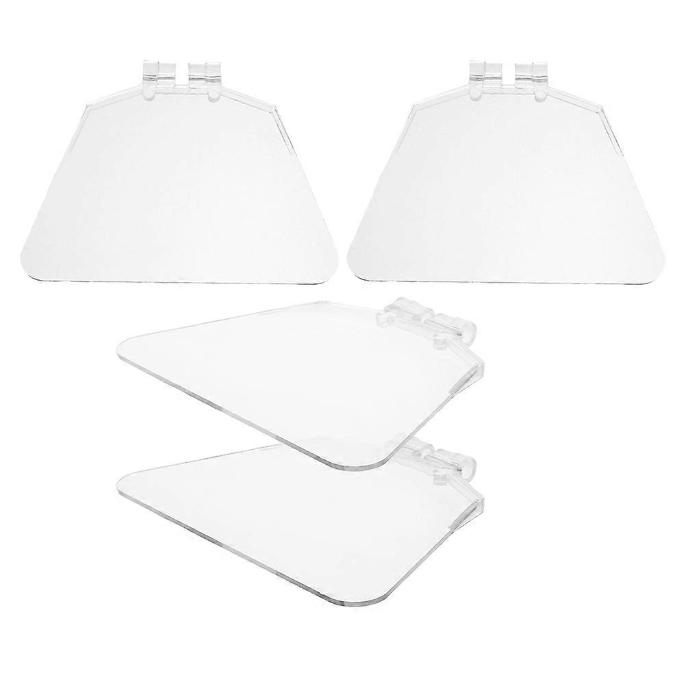 Bench Grinder Guard Clear Plastic Shield for Protection 4Pcs Safety Attachment