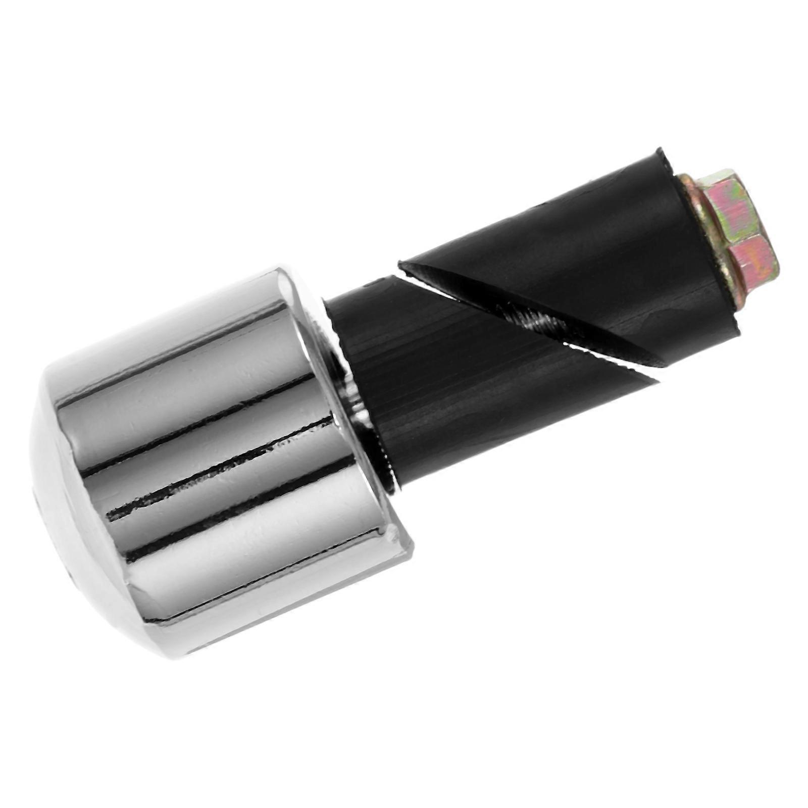 Motorcycle Handlebar End Caps for Balance Improvement Solid Iron Material