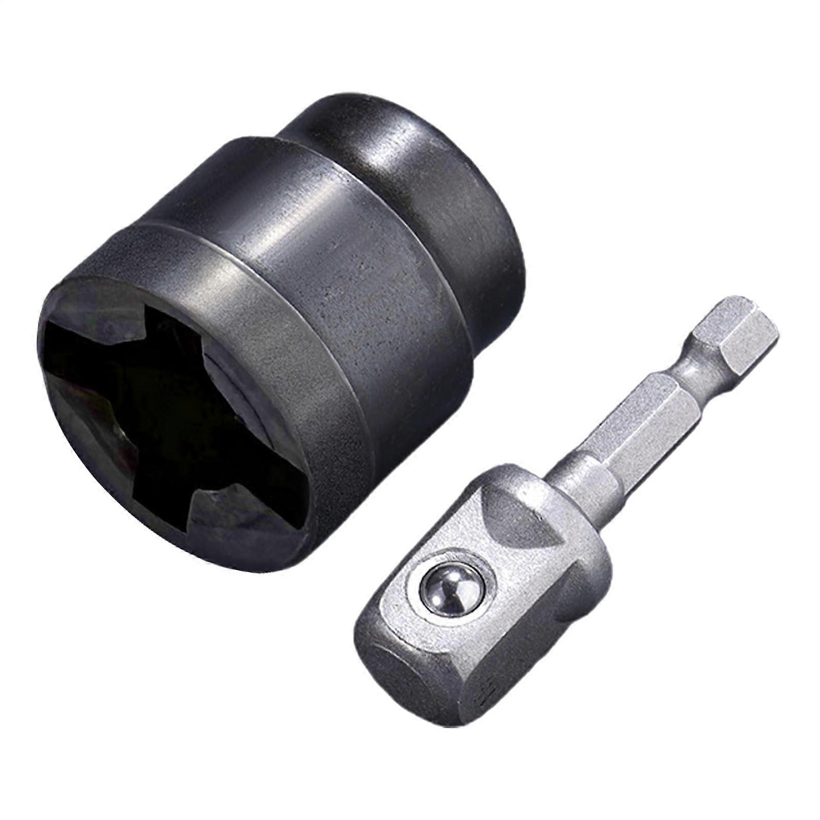 Scissor Jack Adapter Heavy Duty Rust Resistant Car Jack Drill Socket for RV Trailer Tire Change