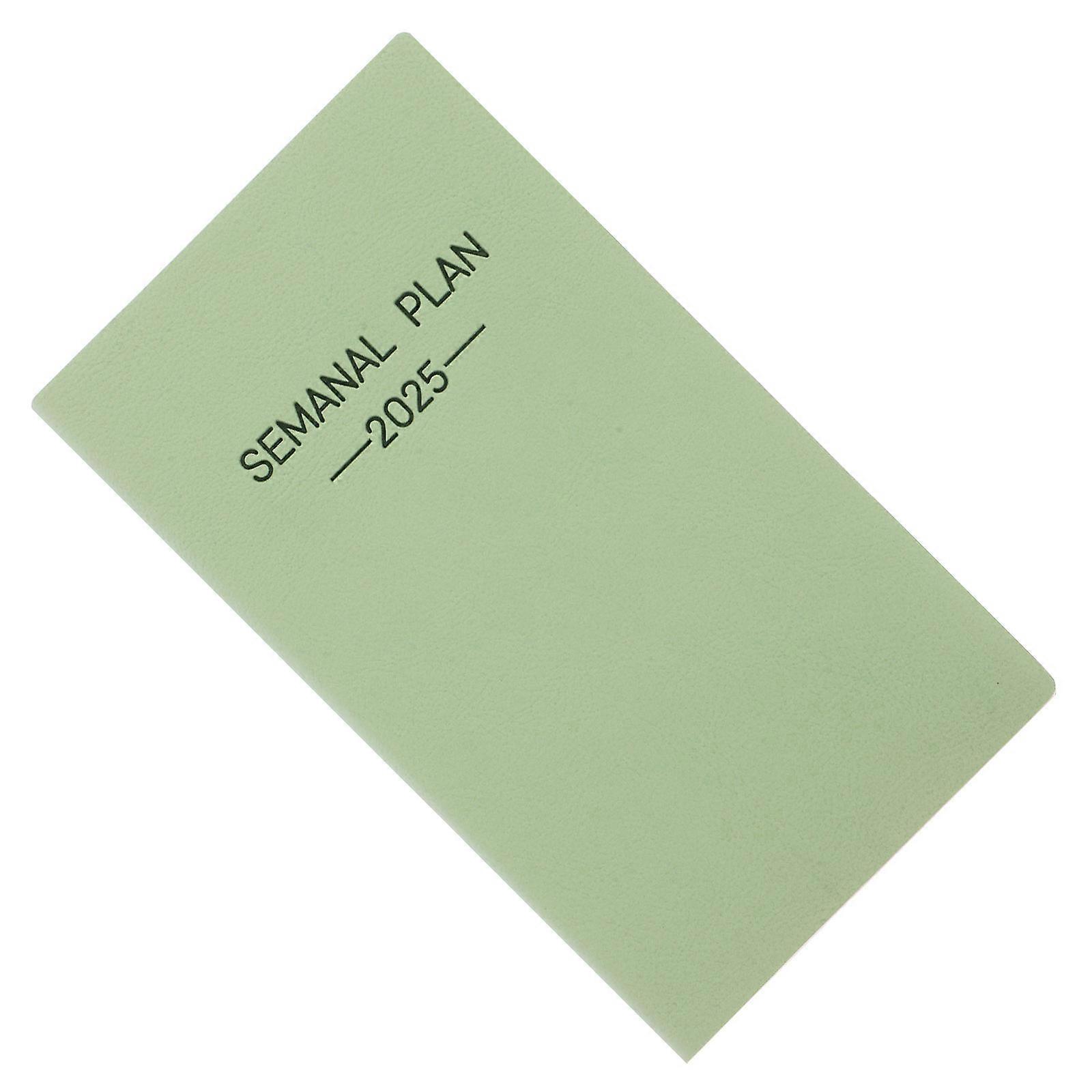 Weekly Schedule Pad Spanish Planner Notebook Suitable for Daily Use