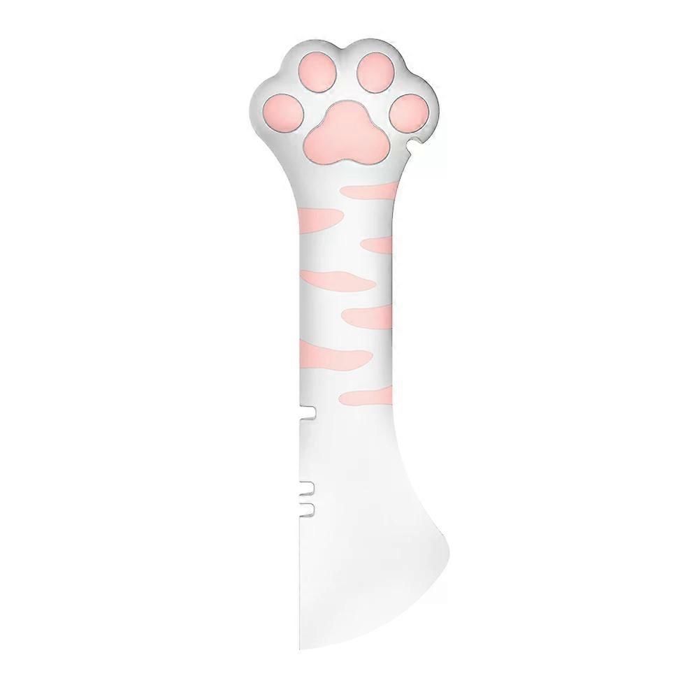Cuill��re multifonction en conserve pour animaux de compagnie, ouvre-pot en plastique, cuill��re d'alimentation pour chiots, mangeoire pour ch