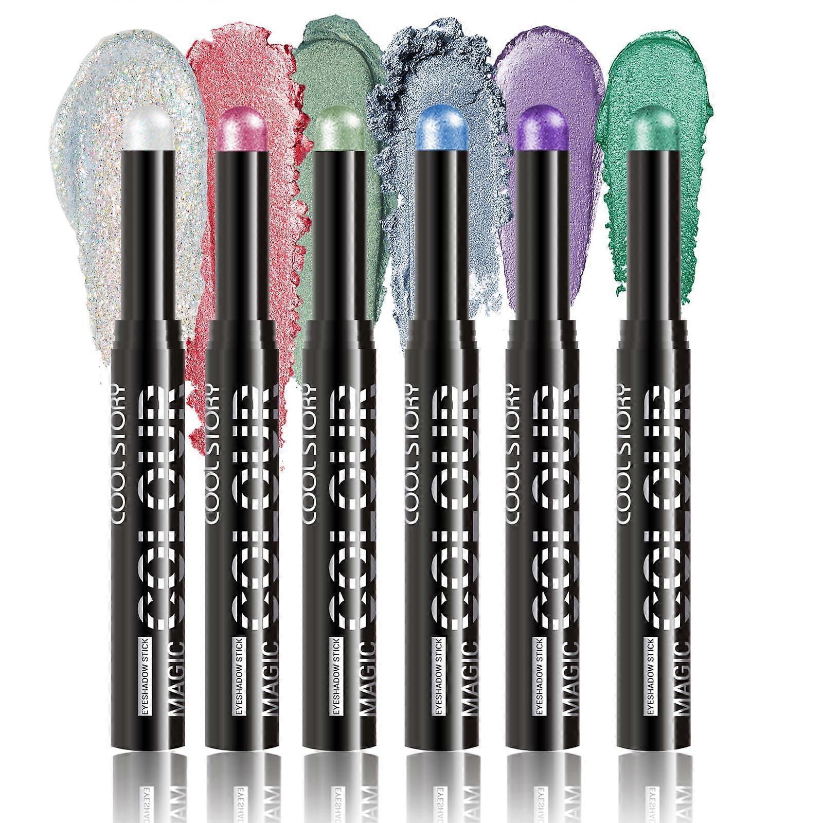 Cream Eyeshadow Stick Brightener and Highlighter with LongLasting Creamy Color for Multifunction Makeup