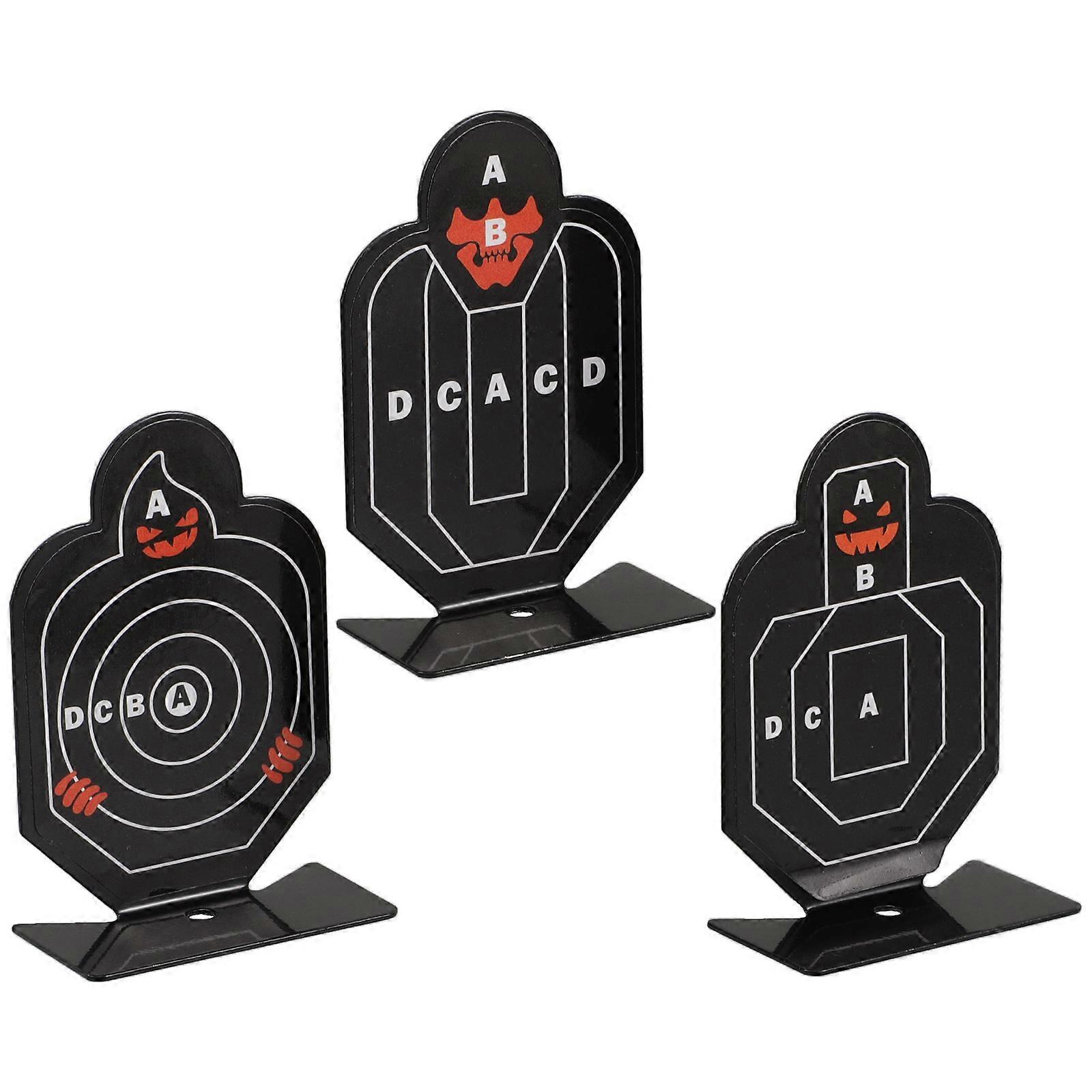 Shooting Small Shoot Target Metal Board for Practice 3Pcs Precision Tool