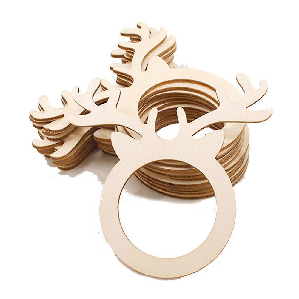 Delicate Beige Napkin Ring Buckles For Elegant Decorations 20 Pcs