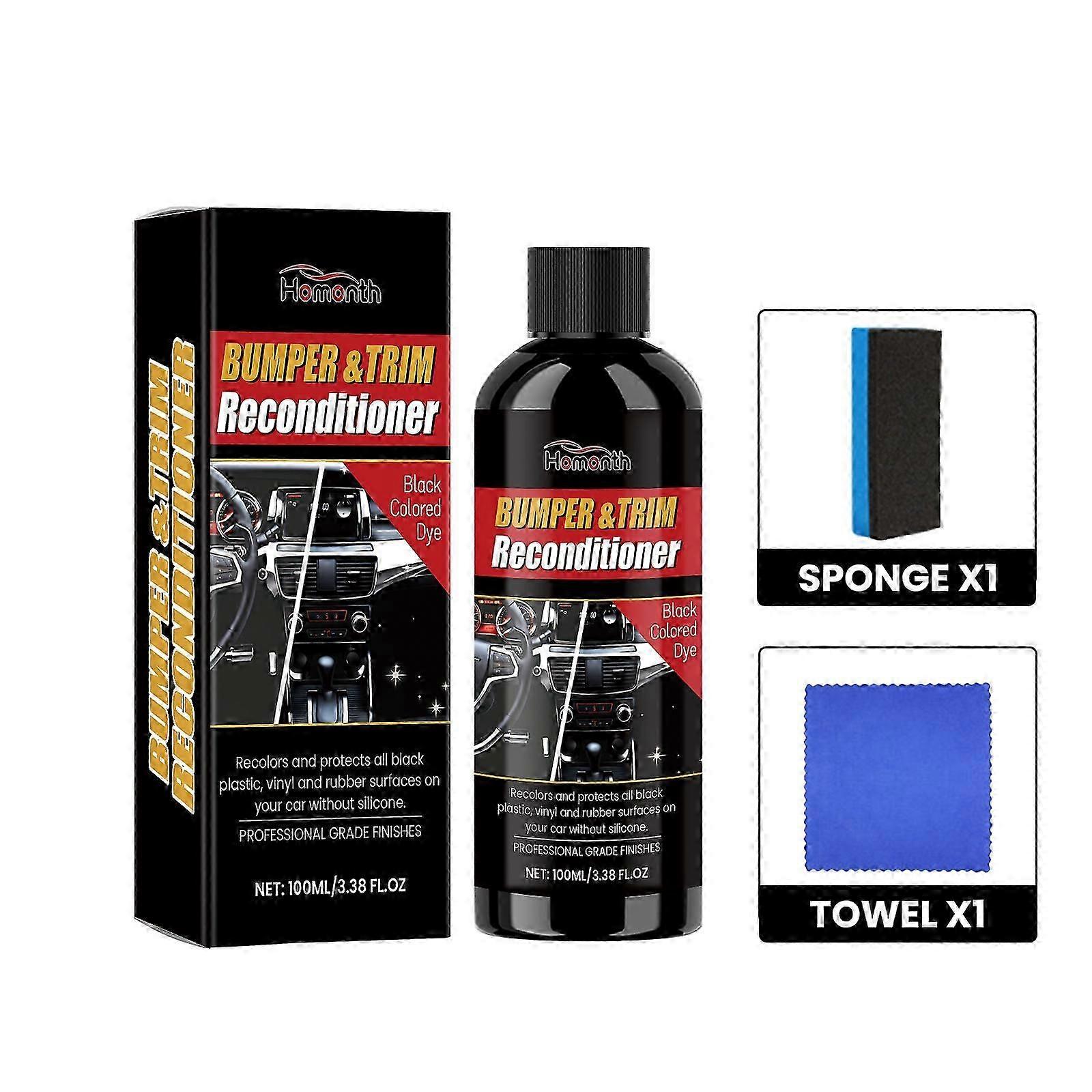 Restore & Shine Black Plastic - Easy, Long-Lasting Interior Rejuvenation