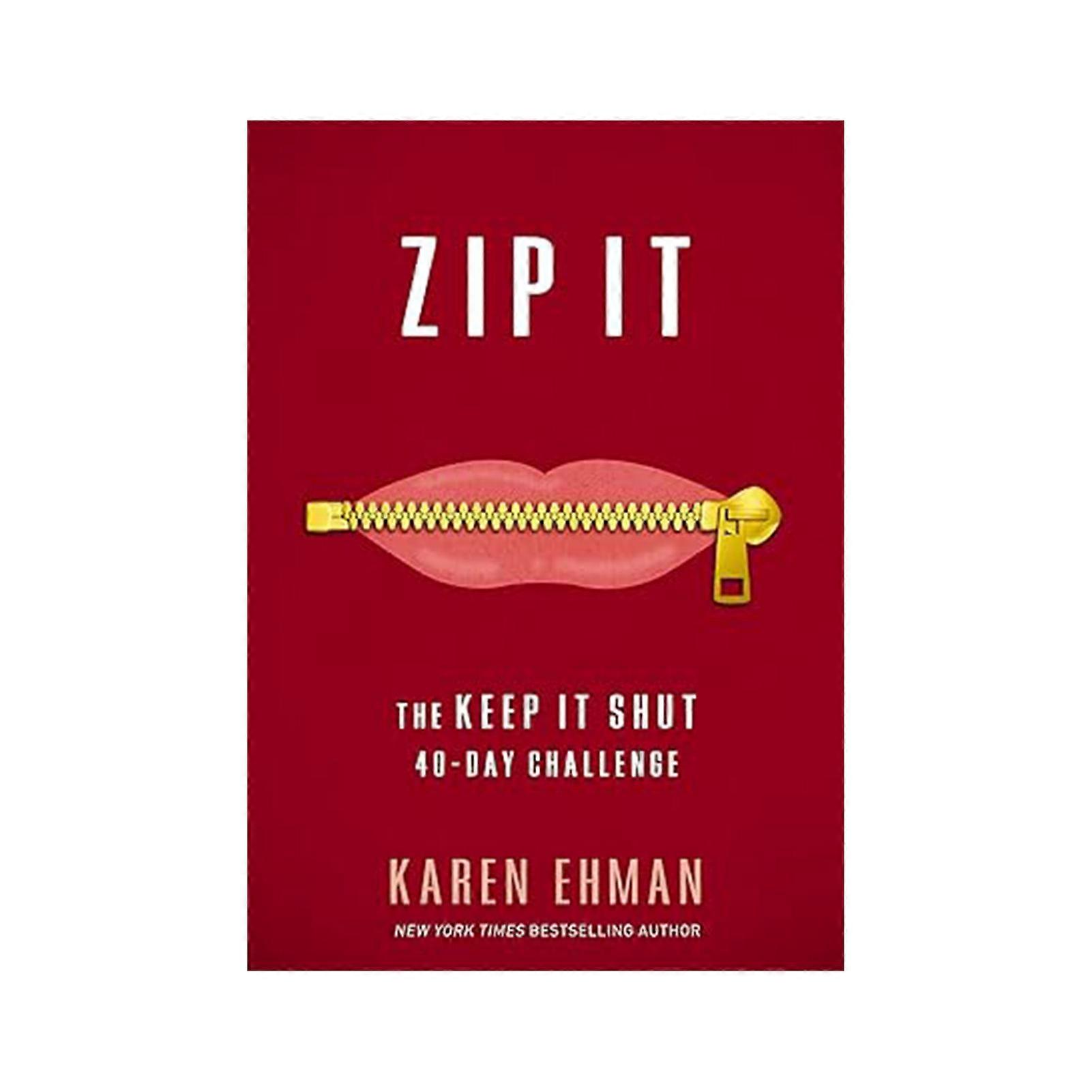 Zip It 40 jours d��fi livre d��votion bas�� sur NY fois Best-seller pour la communication familiale Cadeau Guide de pri��re chr��tienne