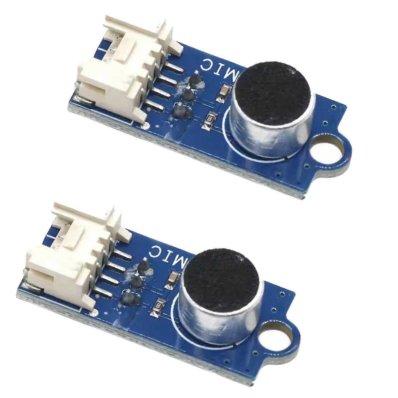 Noise Sensor Module 2pcs  Sensitivity 50dB Detection Analog Output Microphone 3pin 4pin