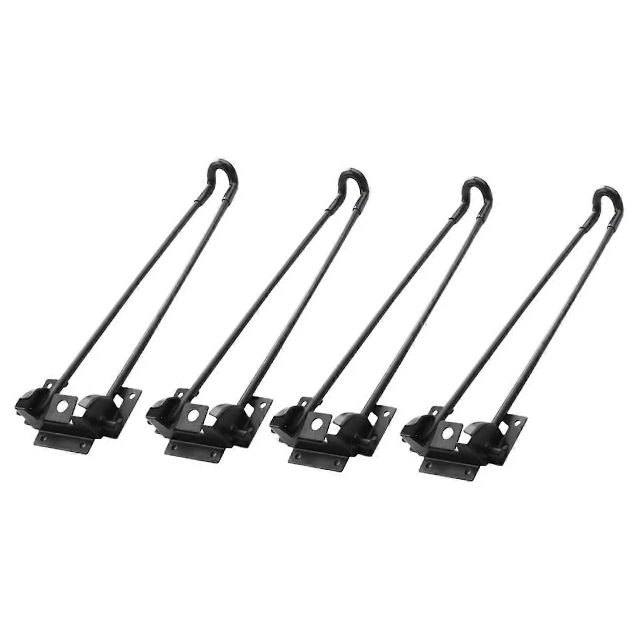 4pc Heavy Duty Hairpin Table Legs with Foldable Design for SpaceSaving Furniture Support
