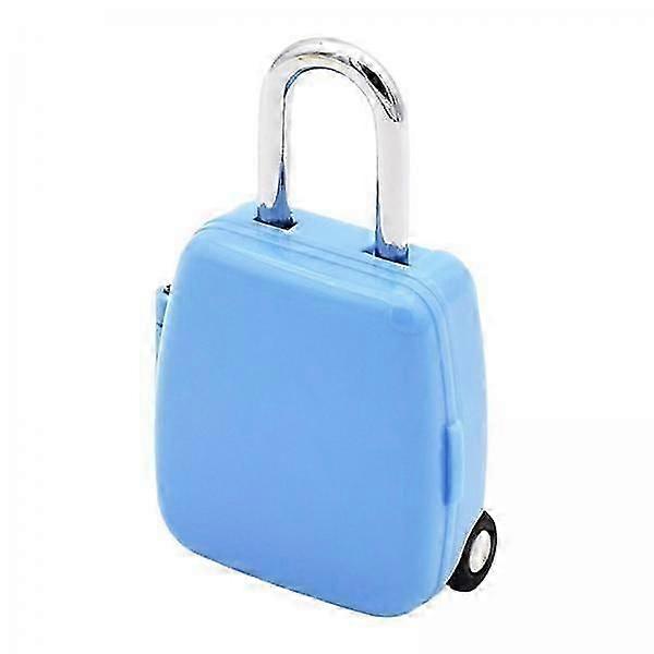 5xKeyless Combination Padlock Code Lock for Gym School Locker Blue