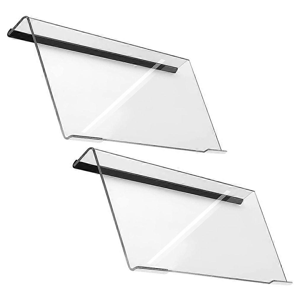 Keyboard Display Stand Acrylic Keyboard Rack for 2Pcs Ergonomic Use