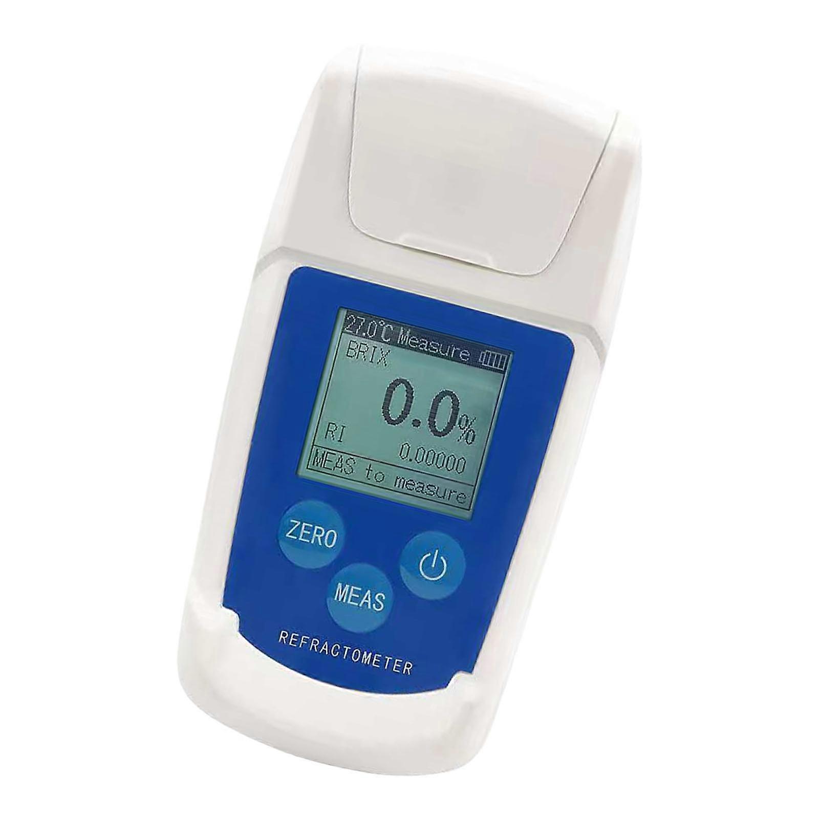 Digital Refractometer with Backlight Display for Accurate Sugar Measurement Battery Powered 0-55% Ranges Multicolor