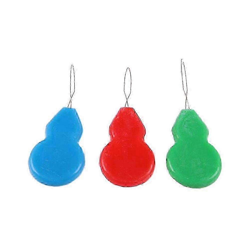 Needle Threader, 3pcs Plastic Wire Loop, Hand Machine DIY Sewing Tool, Random Color