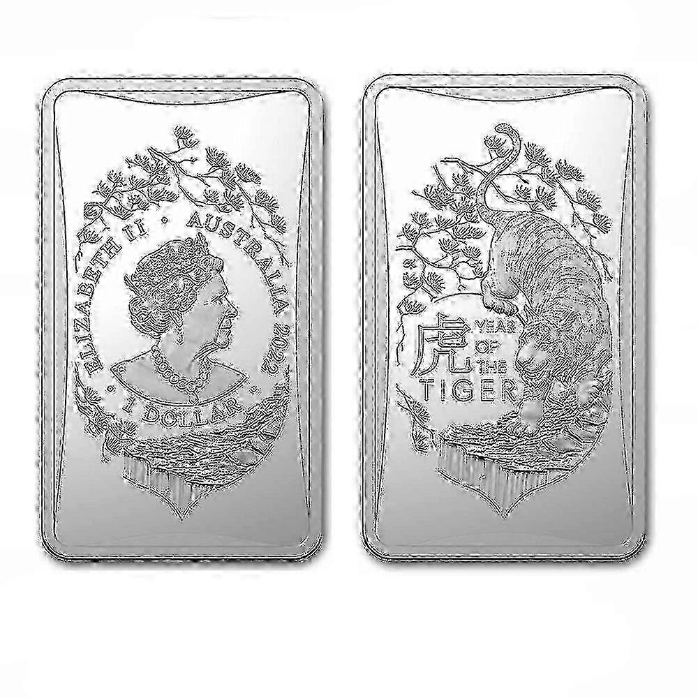 1 uns australisk silvertacka Silver utan samlarobjekt 25-26