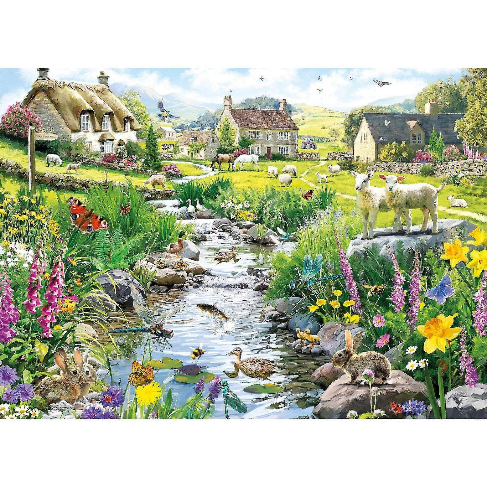 Gibsons Babbling Brook Jigsaw Puzzle (1000 Pieces)