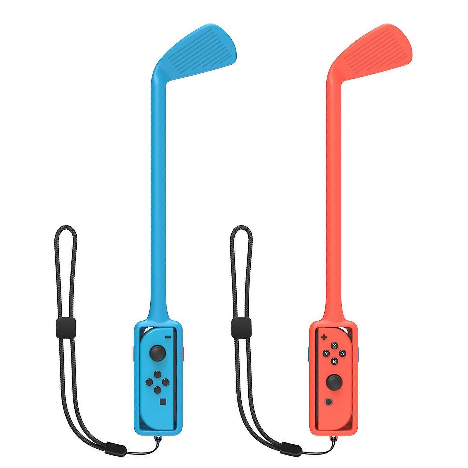Golf Grip 2 Pack Adjustable Comfort Accessory for Nintendo Switch JoyCon Mario Golf Super Rush