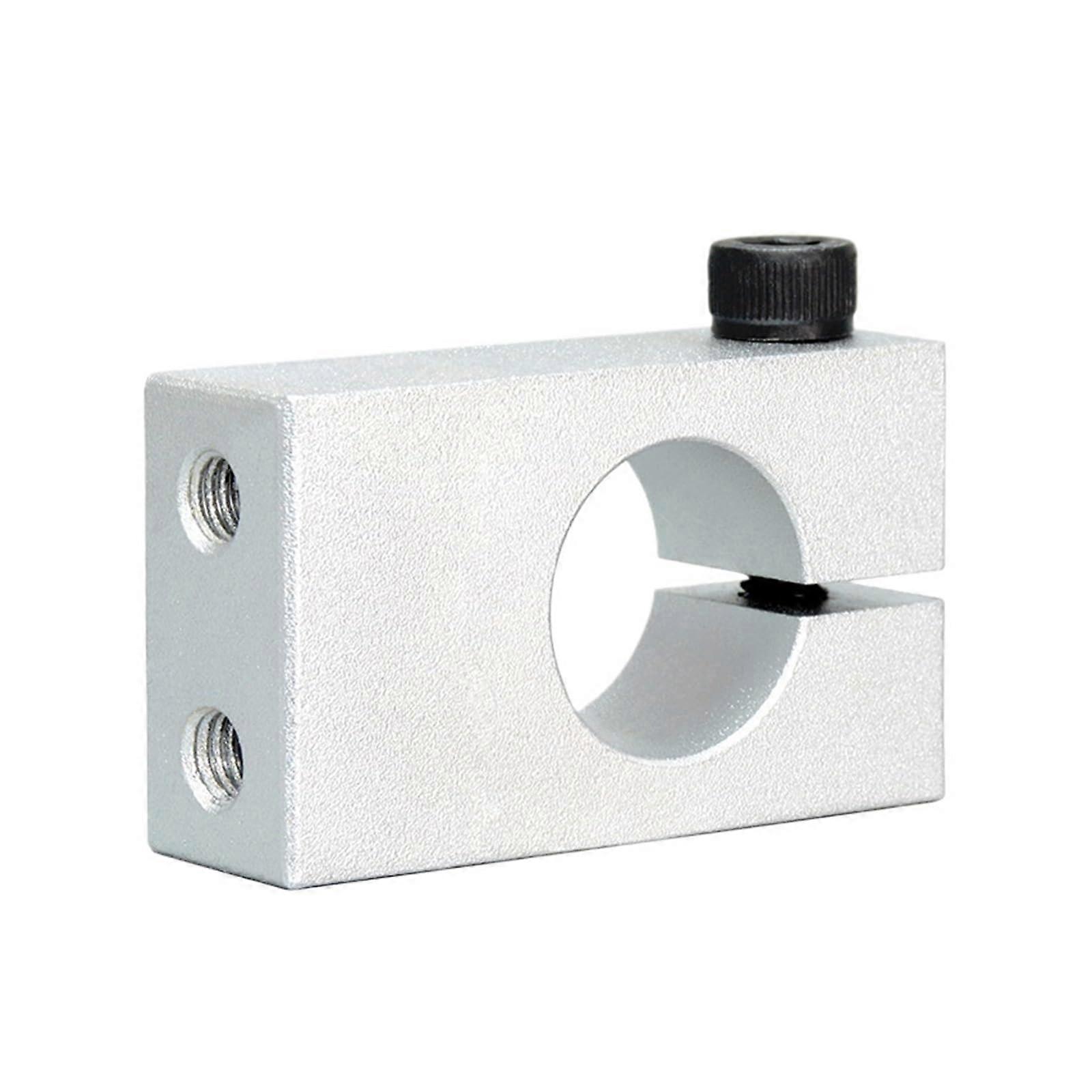 Aluminum Alloy Shaft Support Bracket FXLU8, Threaded Linear Guide Clamp, Bearing Housing, 3PCS