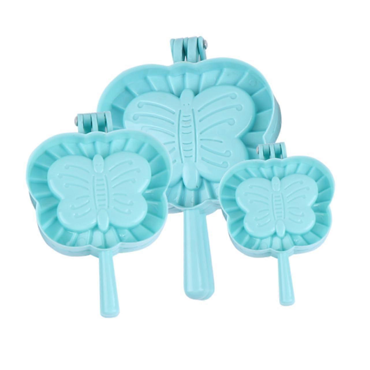 3pcs Plastic Dumpling Maker Set Easy Clean Dumpling Mould for Quick Ravioli and Pierogi Making