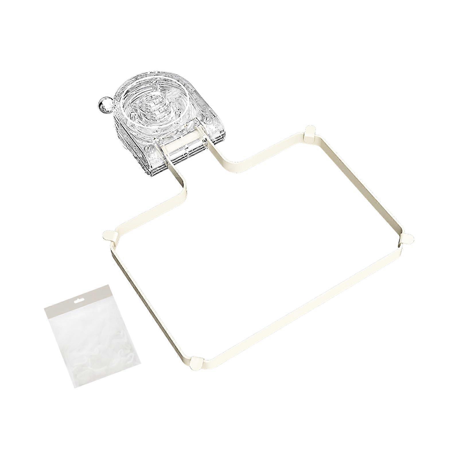 Adjustable Sink Strainer with 50 Removable Filter Bags for Kitchen Drain Basket Blockage Prevention