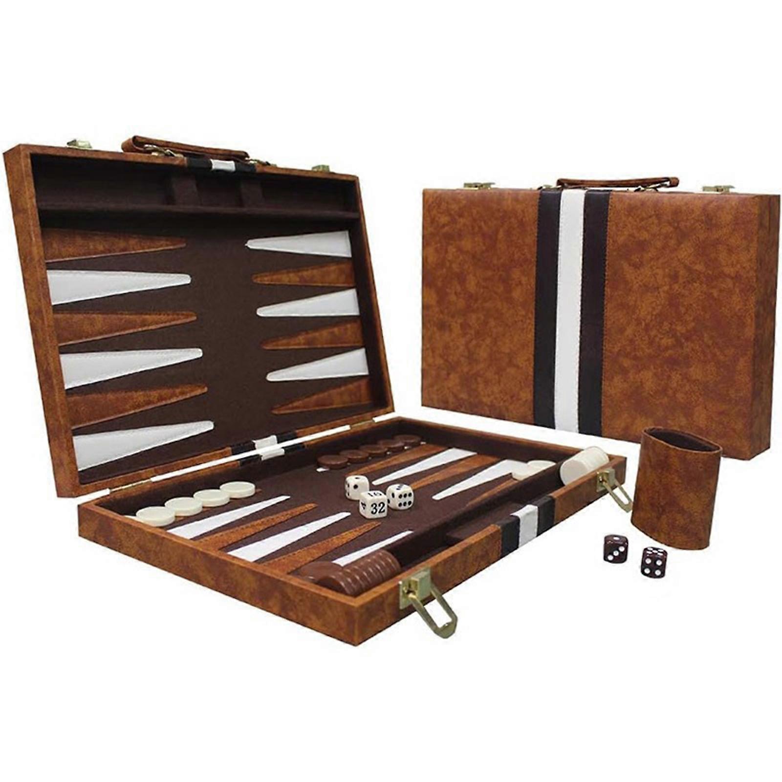 Backgammon Strategy Game Set Beginners To Expert Offering Challenging Play And Cognitive Development Multicolor