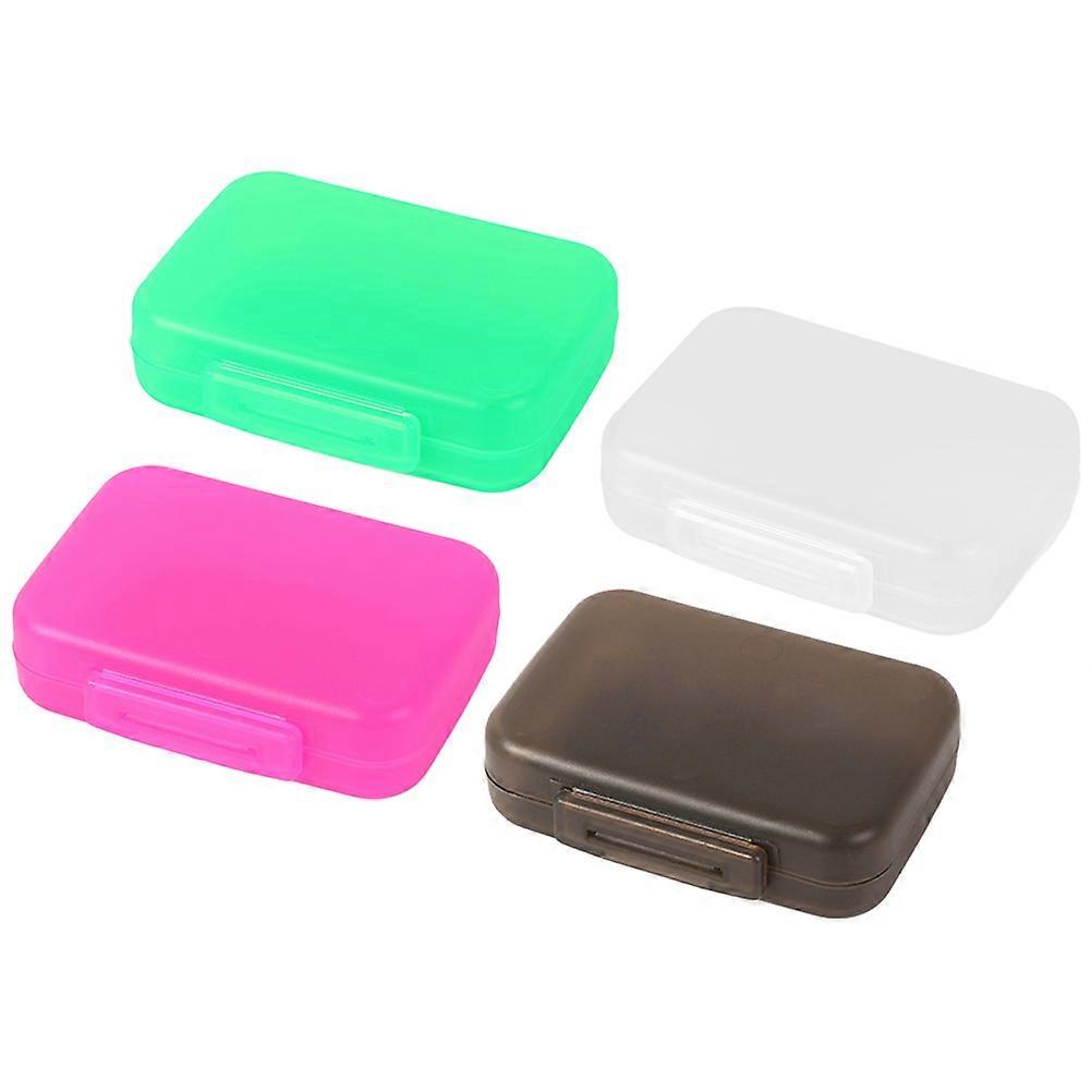 Assorted Color Plastic Storage Containers for Medicine Organizer 16Pcs