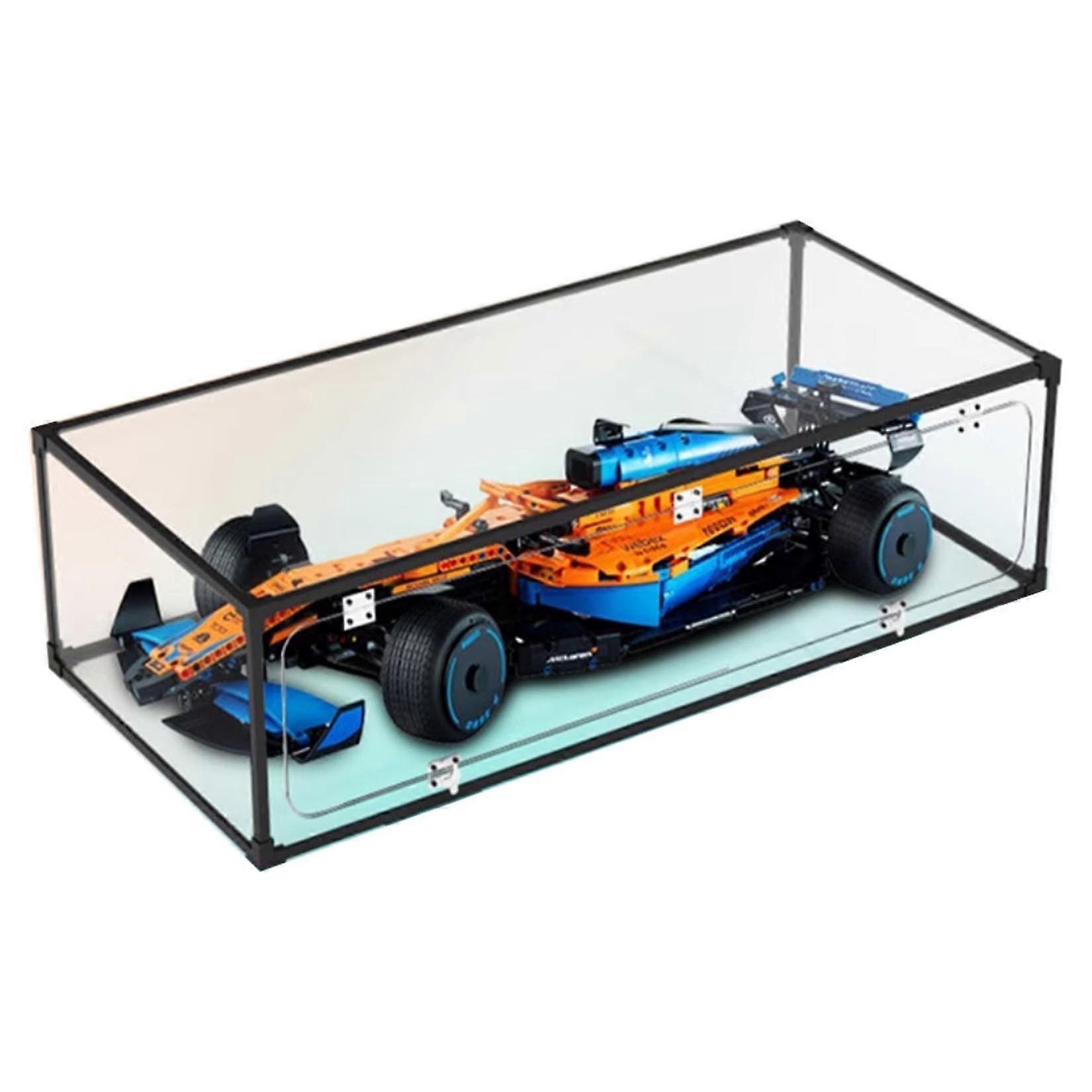 Acrylic Display Case for  42141 Formula Racing Car, Dustproof Clear Showcase Storage Box