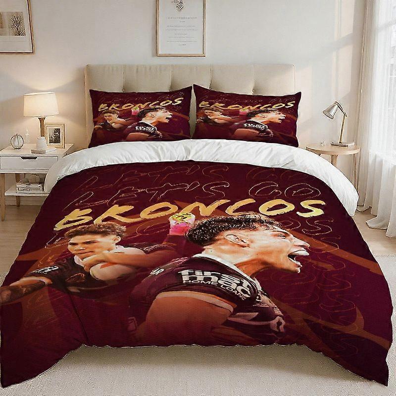 BRONCOS Player Poster Printed Bedding Set  Soft Comfortable