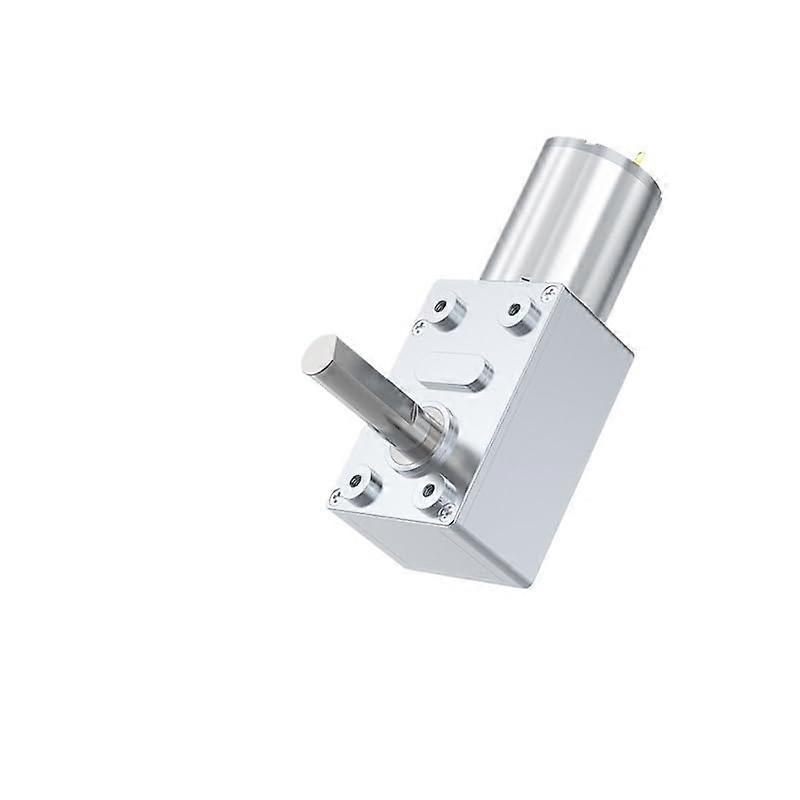 DC Worm Gear Motor 24V 1RPM JGY370 with Bracket, SelfLocking Low Speed  Torque Forward Reverse