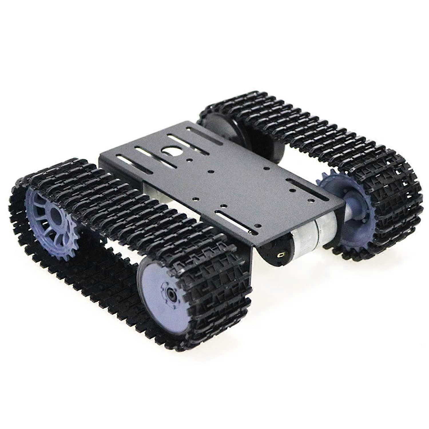 Smart Robot Tank Chassis Kit with Durable Tracked Mobility, Remote Control, DIY STEAM Learning Platform