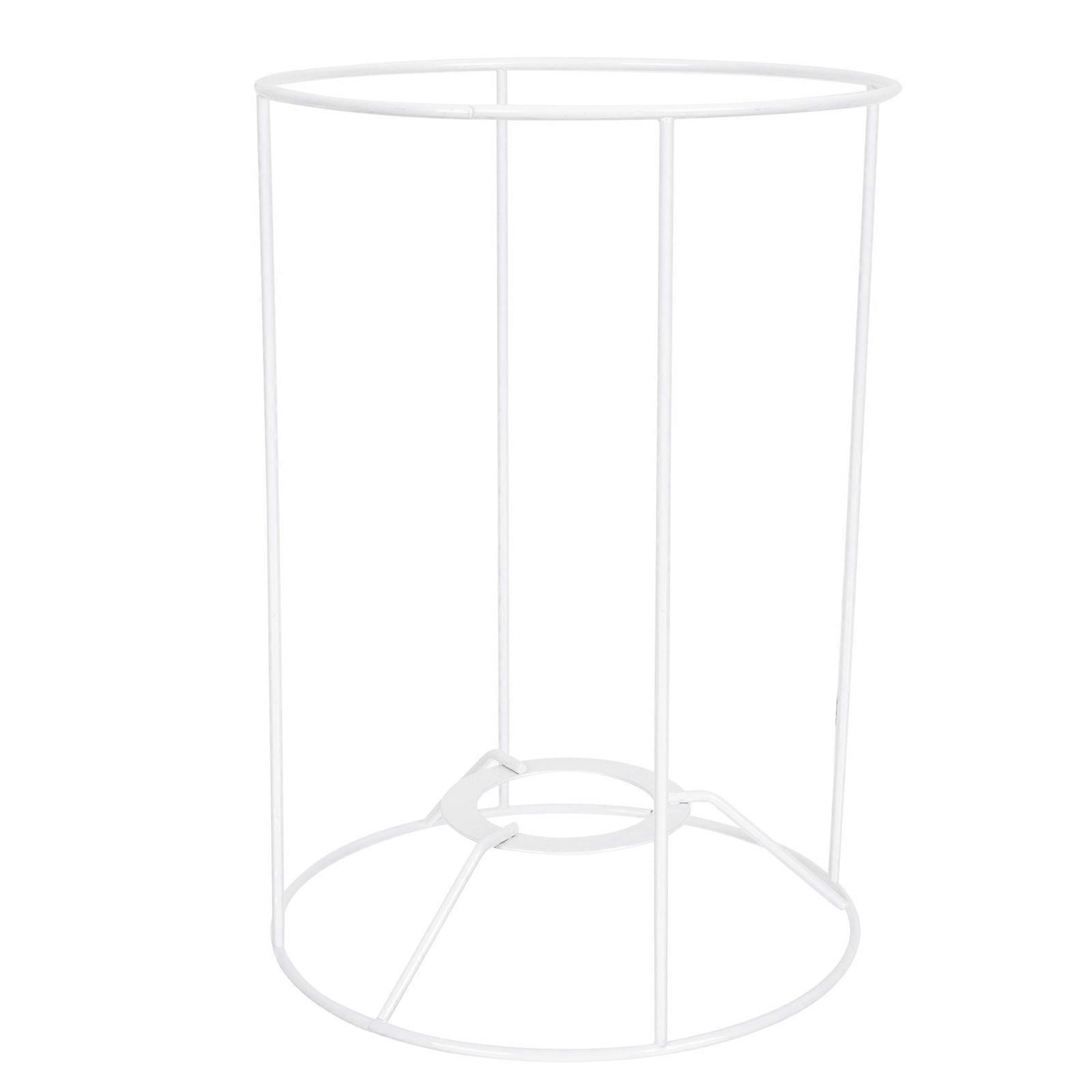 Lamp Shade Bracket Iron Art Frame for Table Light 1 Piece Durable White