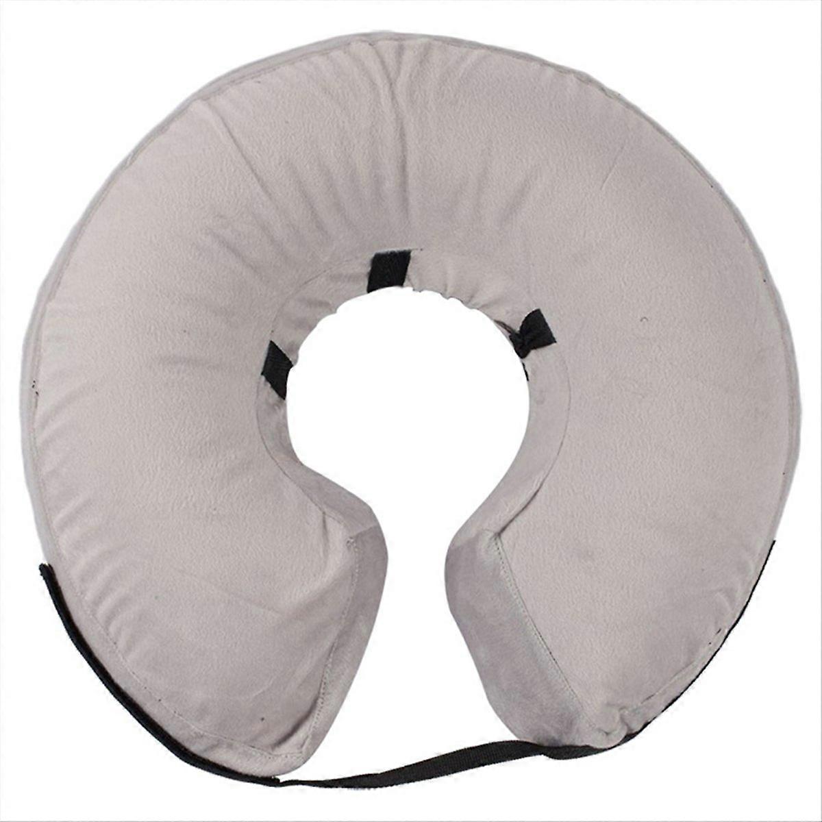 Protective Inflatable Collar for Dogs and Cats Grey S