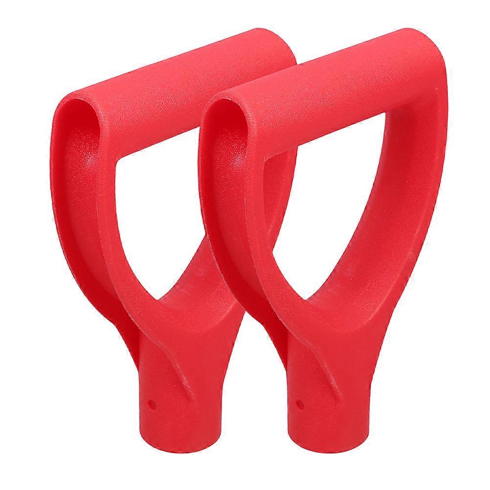 Garden Tool Replacement Handle D-Shaped Plastic Grip 6Pcs for Snow