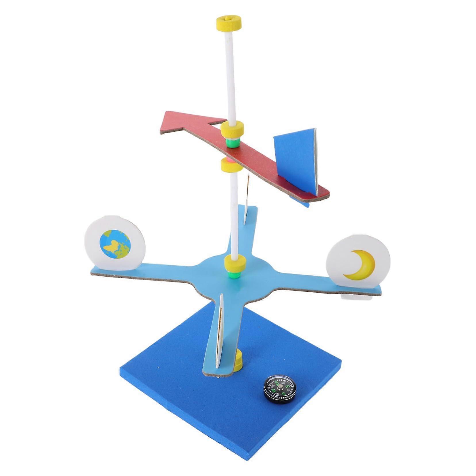 Science Experiment Kit with DIY Wind Vane Assembly for Interactive STEM Learning and Family Projects