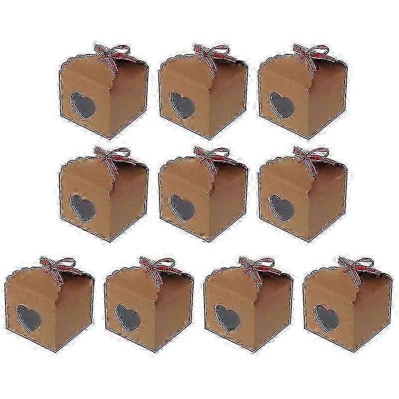10pcs Paper Cupcake Packaging Box