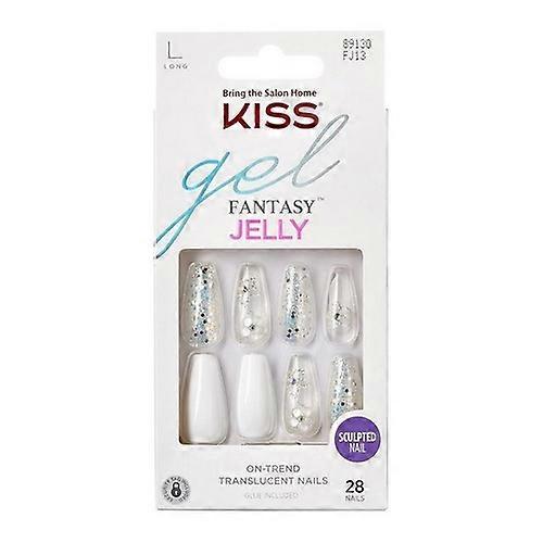 KISS Products Sweet Jelly Gel Fantasy Nails, 28 Count