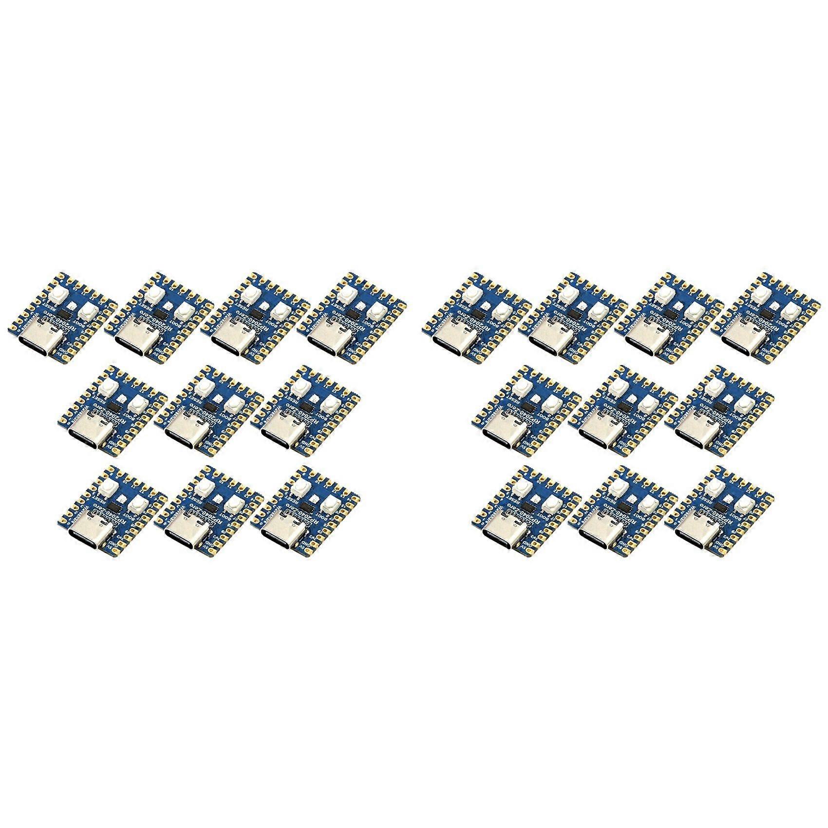 RP2040-Zero Microcontroller Development Board for Raspberry Pi RP2040 Dual-Core Cortex M0+ Processor 2MB Flash 20Pcs