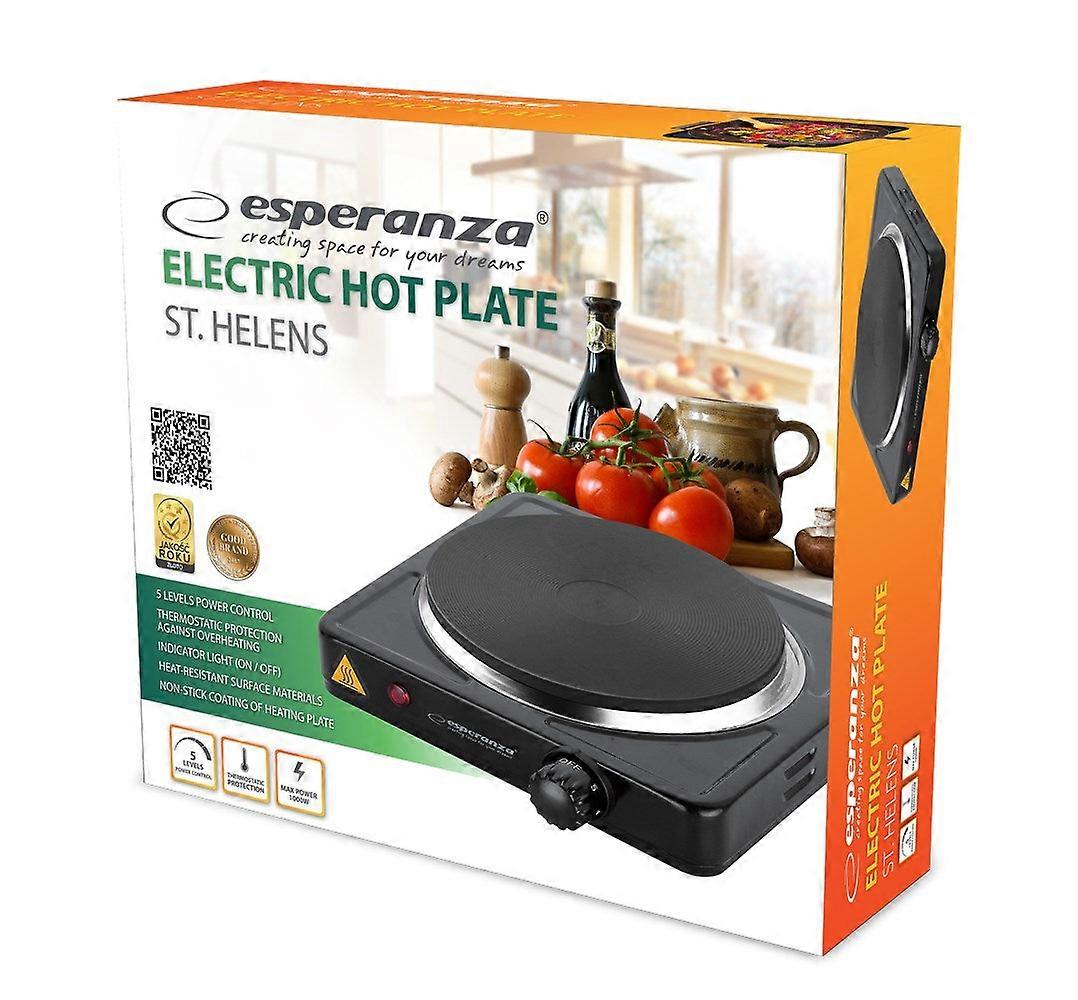 Esperanza Ekh003k Schwarzer Elektroherd