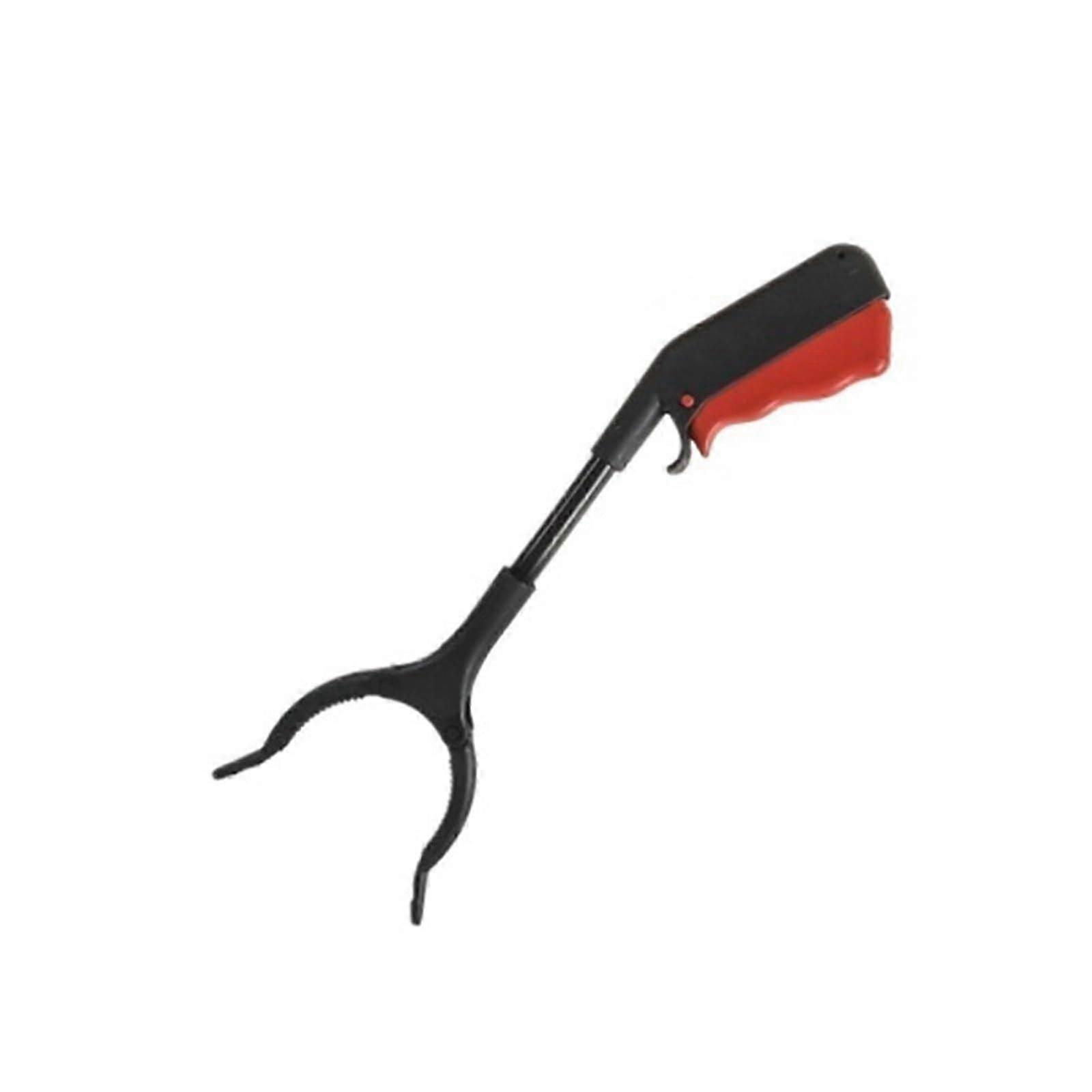 Robust Garbage Grabber Multifunctional Trash Picker Tool 30cm Black