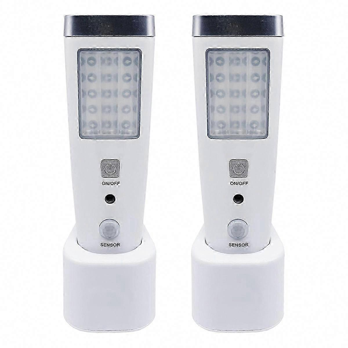 4 in 1 Motion Sensor Wall Light with Power-Off LED Flashlight, EU Plug