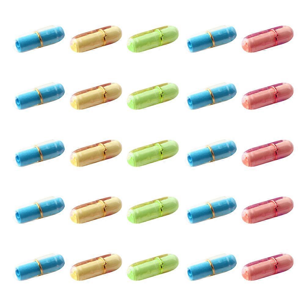 Love Expression Message Bottle for 99Pcs Colorful Pill Message Capsules