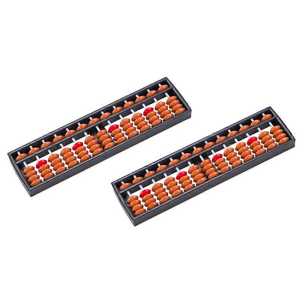 Abacus Multi-Function Small Abacus for Children 2Pcs Portable Traditional Arithmetic