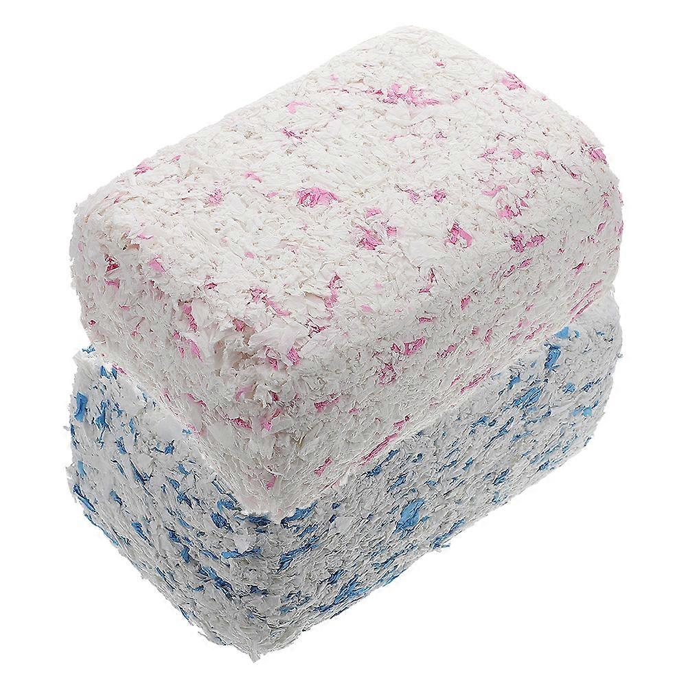 Hamster Bedding Paper Material Provides Comfortable Surface 2Pcs for Small Pets
