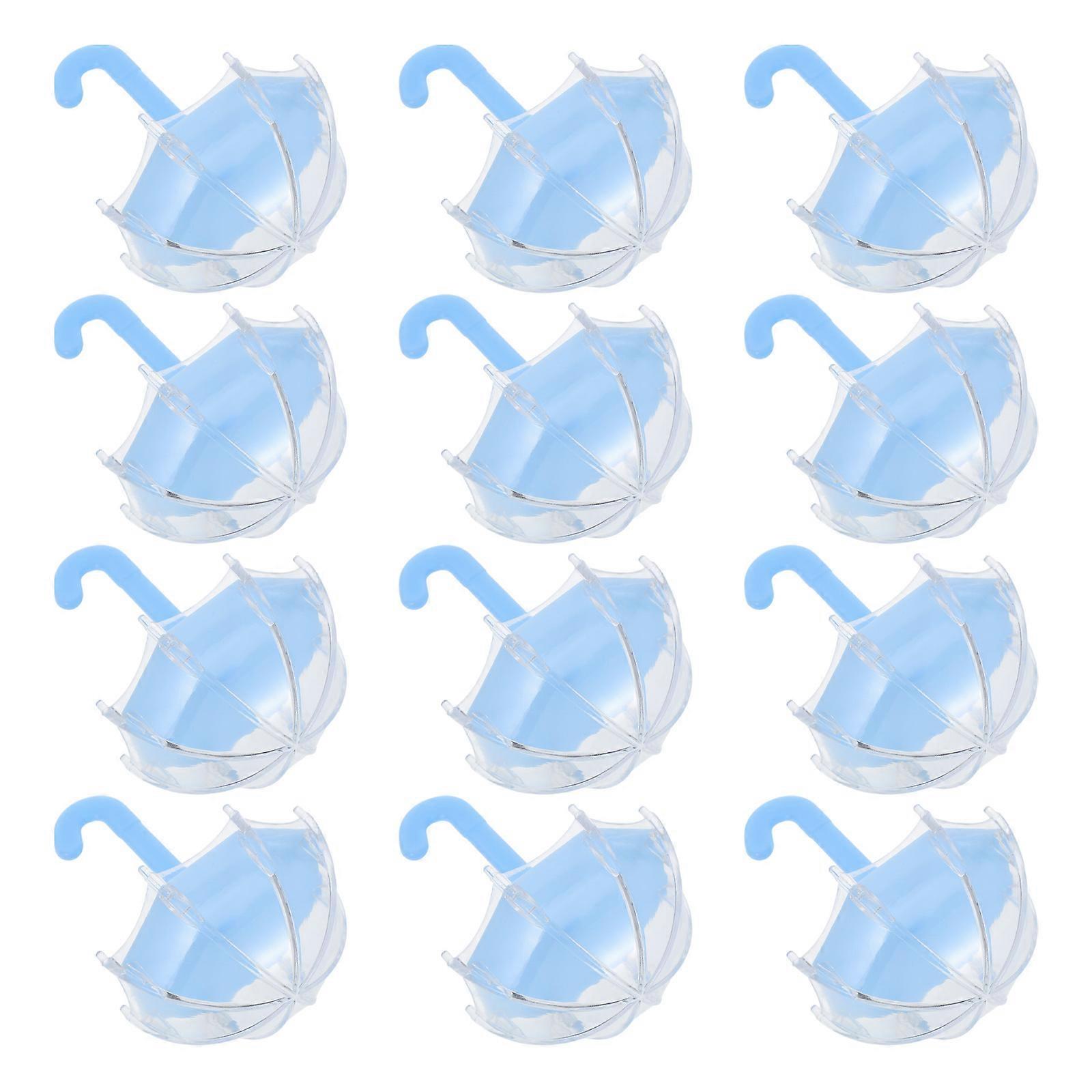 Wedding Candy Boxes Small Umbrella Shaped Candy Storage Boxes for Gift 12Pcs