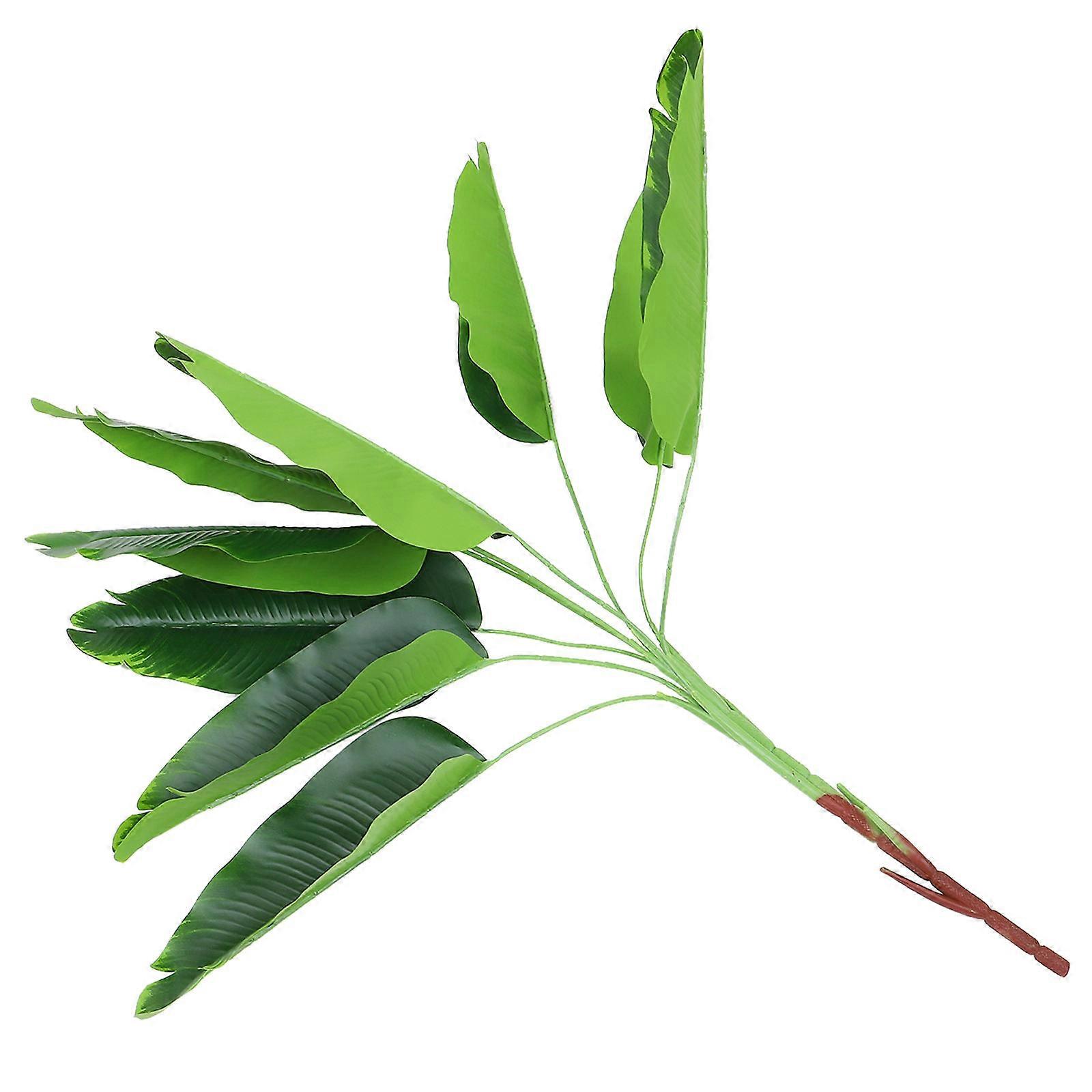 Fake Banana Leaf Simulation Leaf Decoration for Interior Use 1Pcs