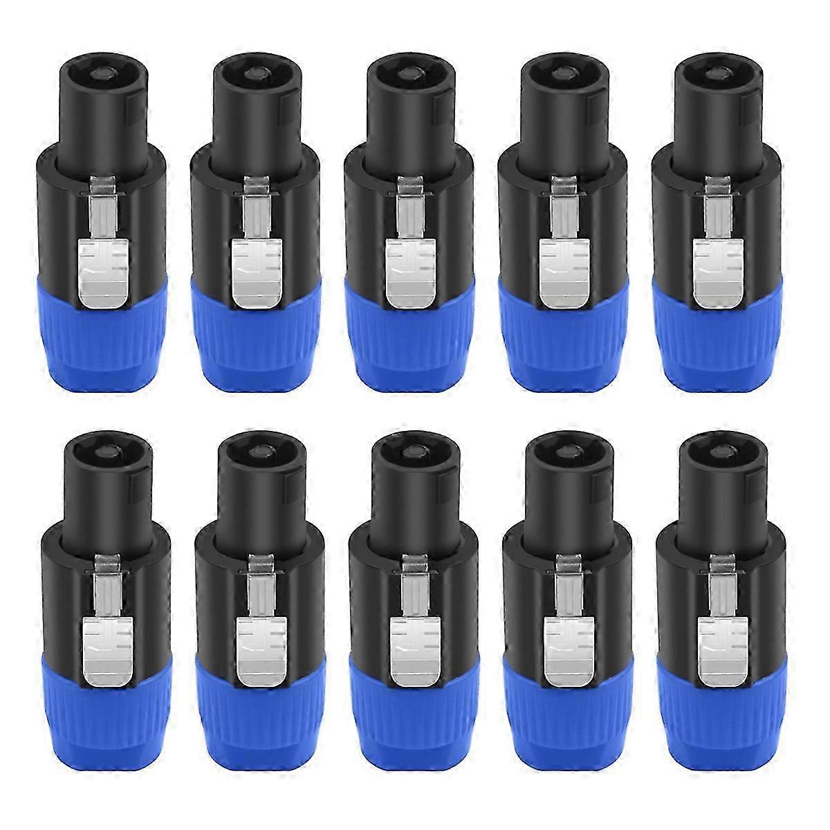 4Pin NL4FC Speaker Connector Ohm Plug Speaker Audio Cable Adapter,A