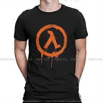 Half Life Game TShirt for Men Rise Shine Humor Leisure Tee T Shirt Novelty New Design Loose - Men's Summer Cotton Graphic Tee