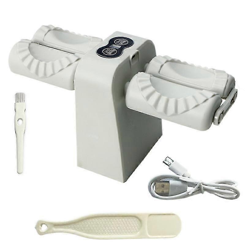 Automatic Electric Dumpling Maker with Dual Modes, Rapid Forming, Household Kitchen Press, ABS/PC, 600mAh