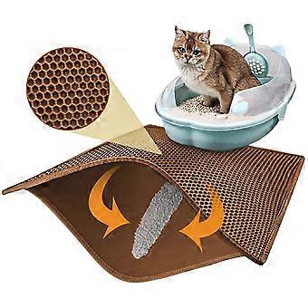 Cat Litter Mat-super Size 30''x24'' Brown