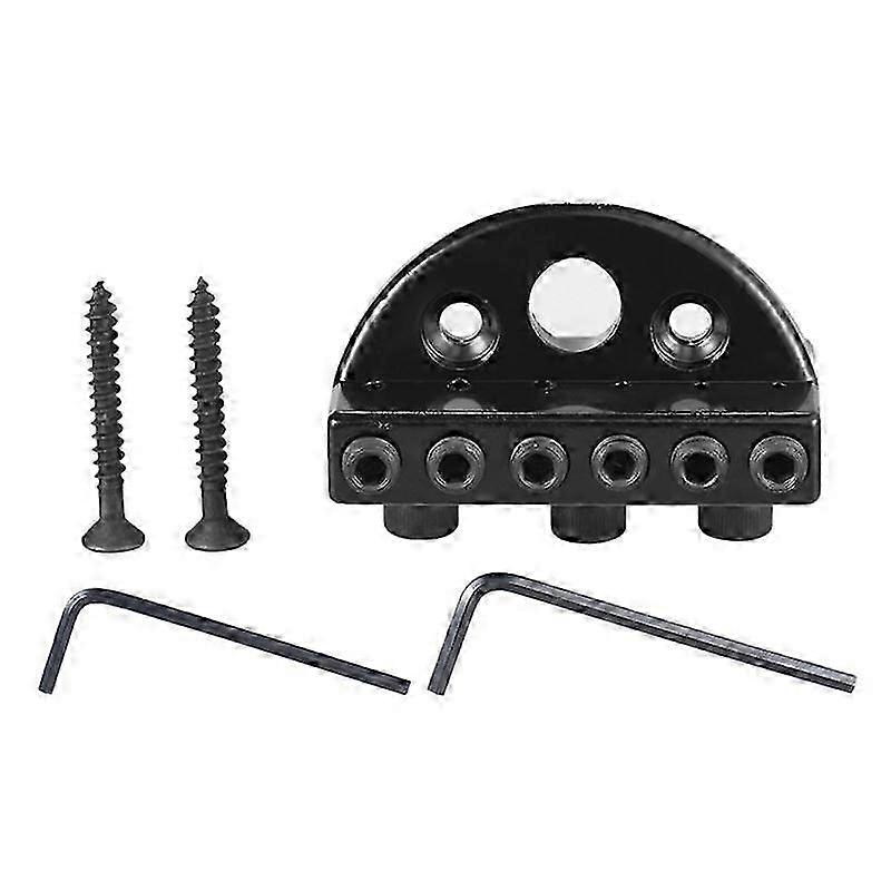 6-String Guitar Strings Lock Nut Set Headless Electric Guitar String Locking Nut Set Guitar Bridge A