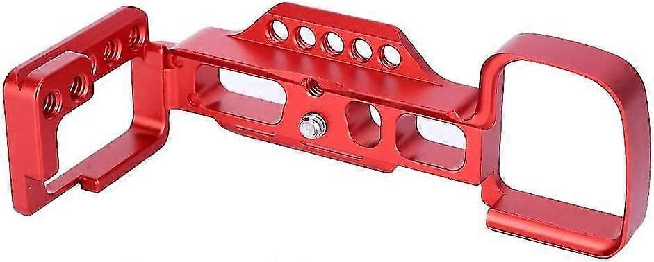 Matte Camera Quick Release Bracket Plate Hand Grip Bracket (red) (1pcs)