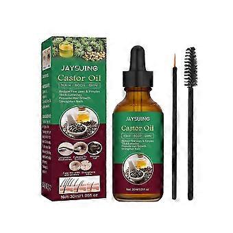 Moisturizing Hair Care Castor Oil for Stronger Hair and Scalp Nourishing Treatment ,30ml